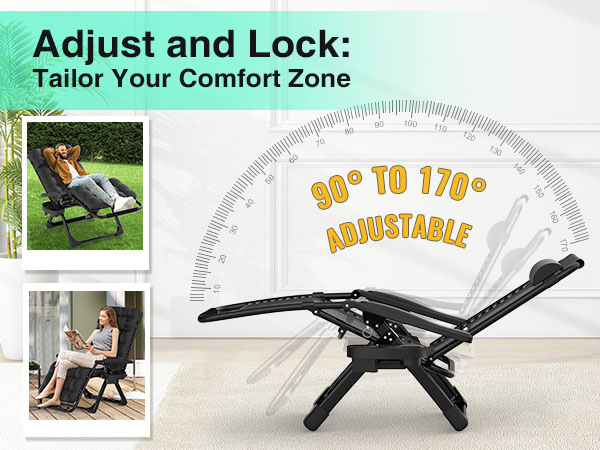 zero gravity lounge chair outdoor recliner chair anti gravity chair for patio lawn outdoor camping