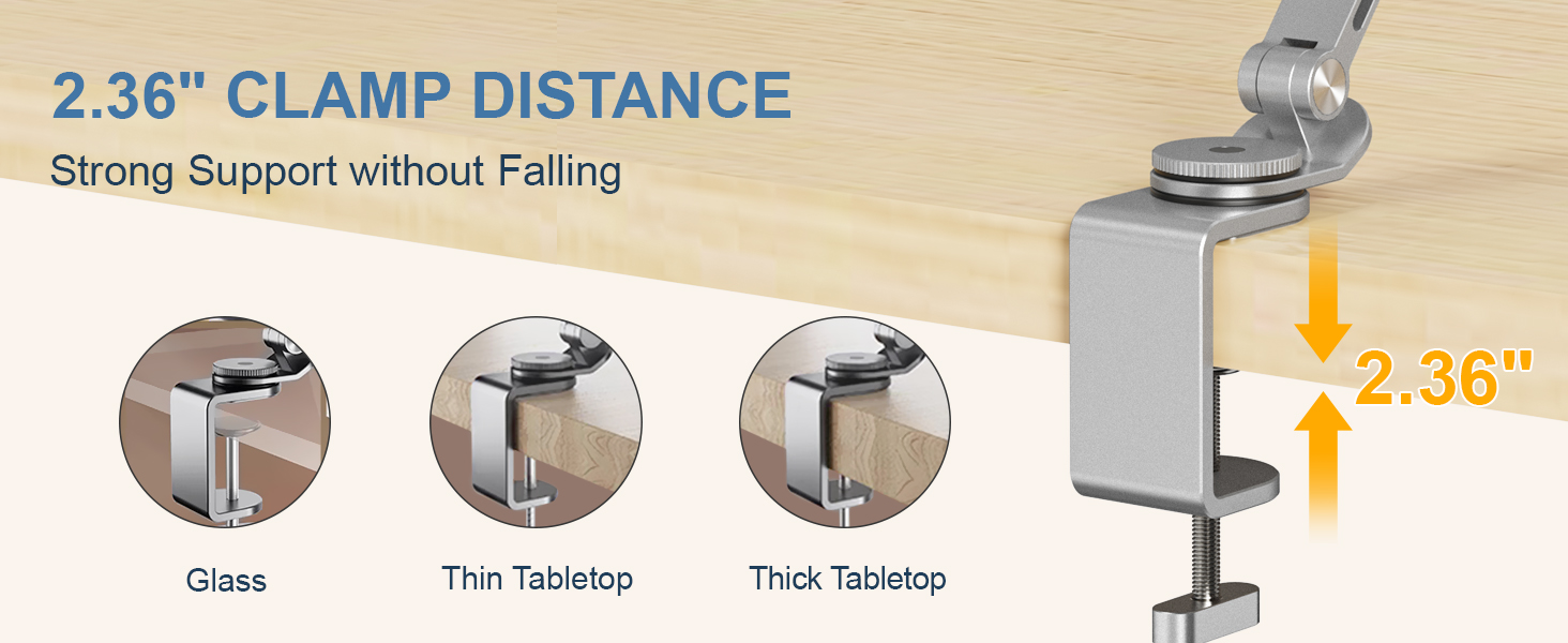 clamp distance silver