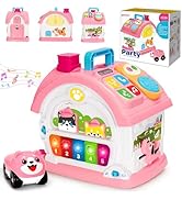 Montessori Toys for 1 Year Old Girls Gifts, Interactive Baby Musical Toy, 10-in-1 Musical Learnin...