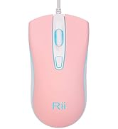 Rii Wired Mouse, USB Computer Mouse,RGB Optical Office Mice for PC,Computer,Laptop,Desktop,Window...