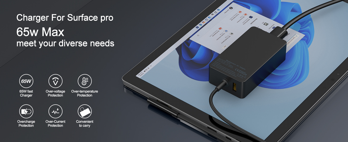 65w surface charger