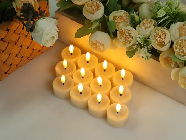 Flickering Flameless LED Tea Lights
