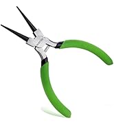 INJOYTEC 5 Inch Mini Round Nose Pliers Wire Bending Pliers Small Wire Looping Pliers Pliers For W...