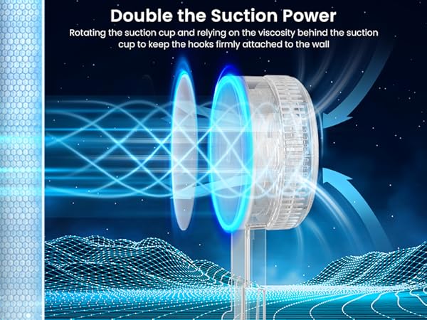 LUXEAR Shower Caddy Suction Cup