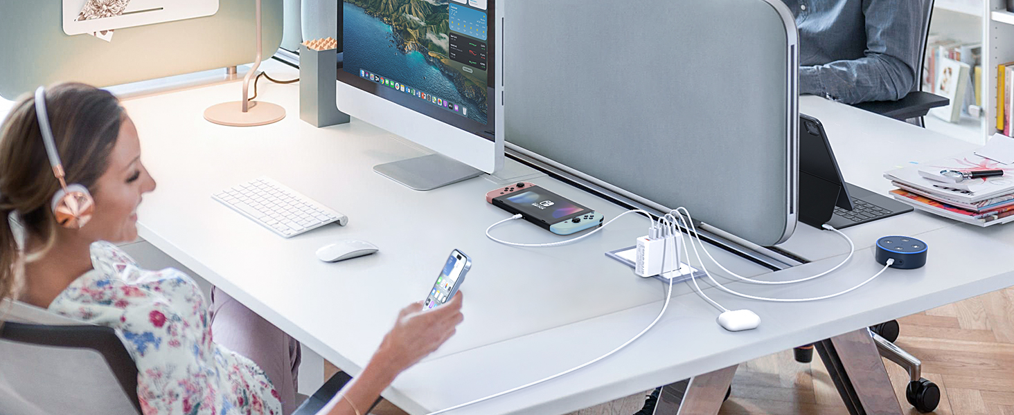 usb c charger block multiple ports