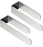 HUFEEOH 2 Pack Adhesive Hand Towel Holder, Sticky Towel Bar Towel Holder Wall Mounted, Stainless ...