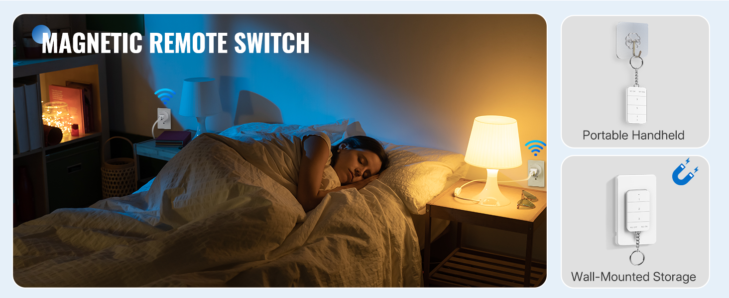 remote outlet switch WILAWELS 