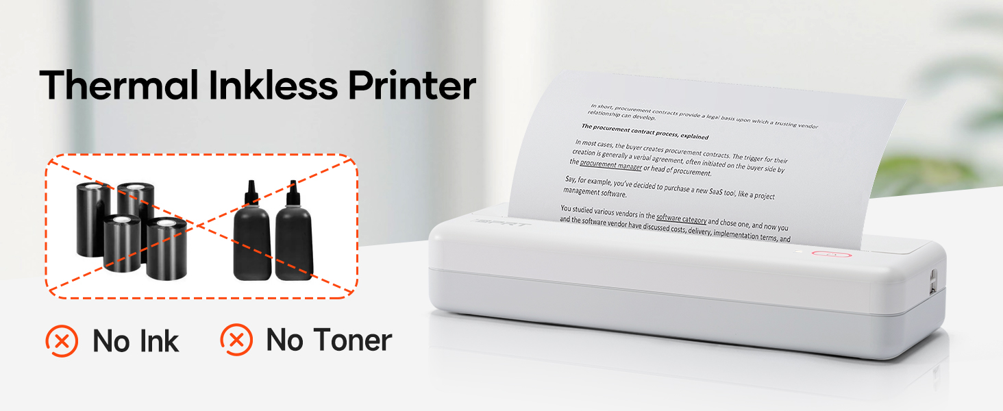 Thermal Inkless printer