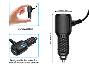 USB C dash cam charger