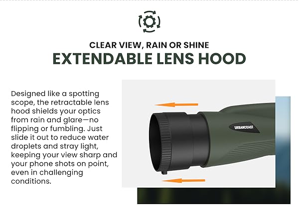 EXTENDABLE LENS HOOD