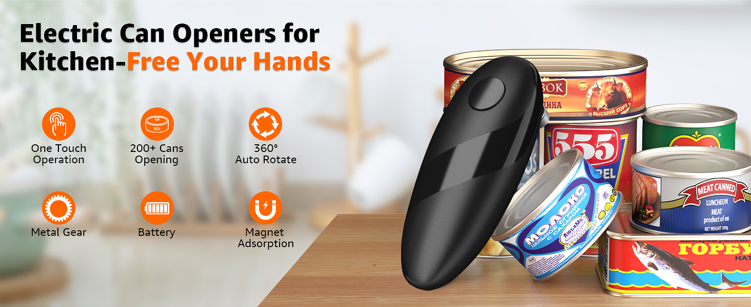 countertop electric can openers kitchen aid can opener rechargeable can opener electric can openers