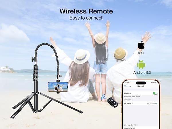 TALL PHONE TRIPOD