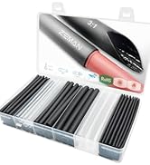 ZEMAN Heat Shrink tubing kit 92PCS 4.41" Length, 3:1 Ratio Dual Wall Adhesive Lined Waterproof In...