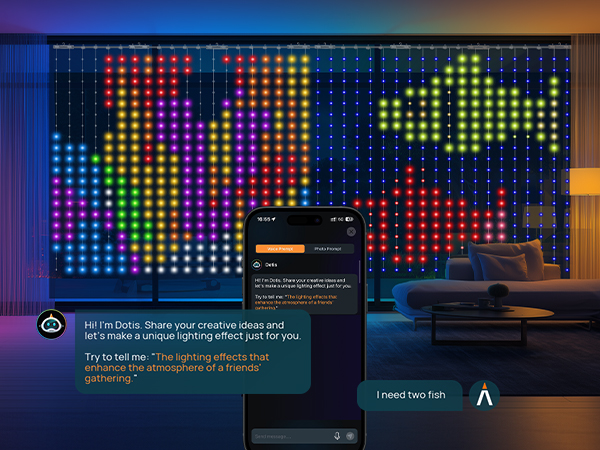 curtain lights ai