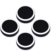 PS Portal Thumb Grips Black, Full Protection Analog Stick Cover Silicone Joystick Caps Anti-Scrat...