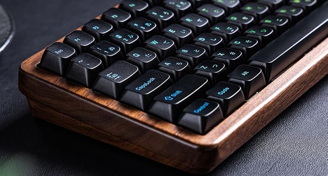 Womier Frosted Jelly Keycaps, Clear Shine Through Keycaps Mechanical Keyboard Caps