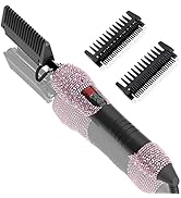DAN Technology Bling hot Comb,Pink hot Comb Electric for Wigs,LCD Screen Digital Display Pressing...
