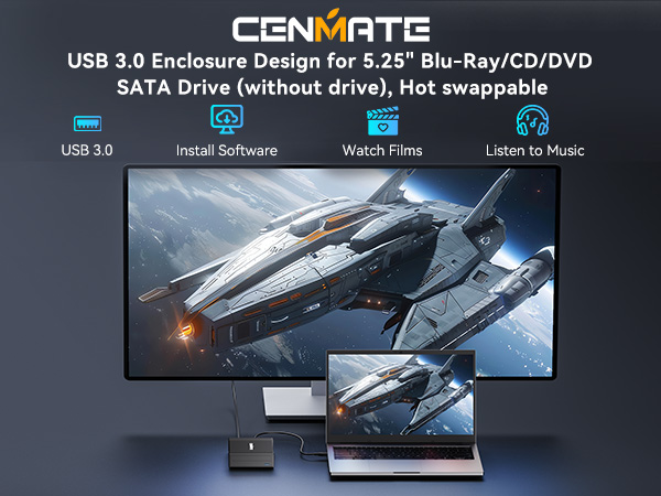 5.25 drive enclosure