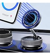 YTDSUP 2026 Upgraded Vacuum Magnetic Suction Cup Car Phone Holder for Magsafe [Strong Suction &amp; M...