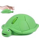 elec Space Wireless Turtle-Shaped Mouse, 2.4G Optical Computer Mouse, 3 Buttons, 12 x 7.7 cm (Min...