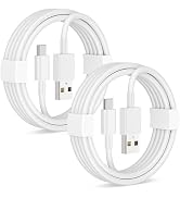 Car Carplay Cable for iPhone 16/16e/15 Pro Max/Plus, 2-Pack USB A to USB C Cable for Carplay USBC...