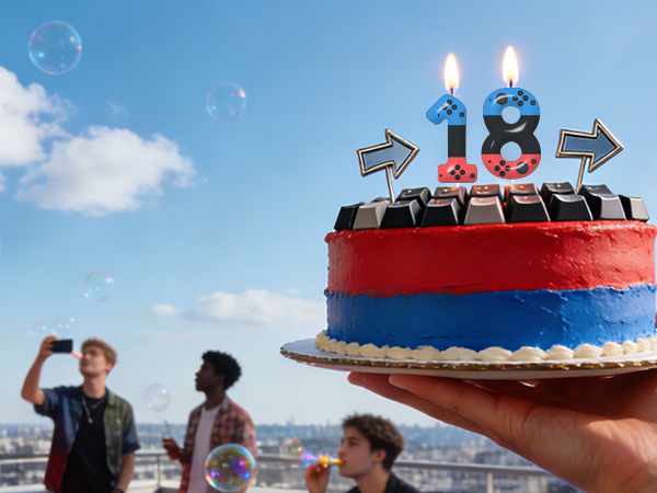 Young people celebrate their birthdays