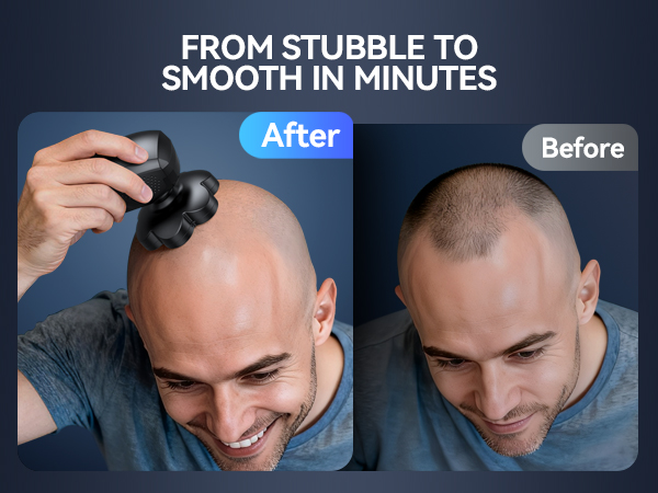 achieve smooth shaving effect in a short time