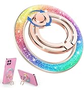 Magnetic Phone Ring Holder [ Mindsky Fashion Glitter Color] LargeSmall Ring Design Magnetic Phone...