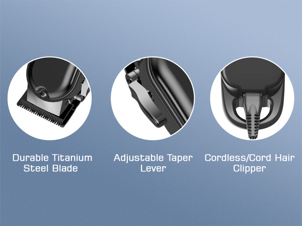 cordless clippers and trimmers set