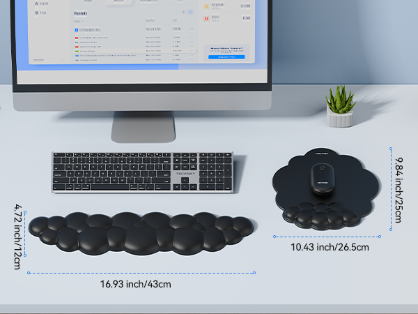 Cloud Wrist Rest &amp; Ergonomic Mouse Pad
