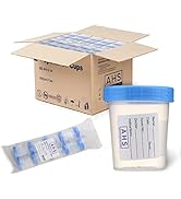 American Hospital Supply Specimen Cups – [Case of 100] 4 oz., Single-Use Urine Sample Containers ...