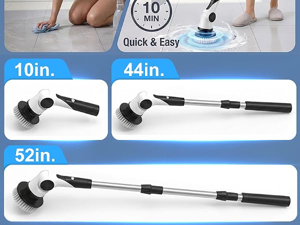 Electric spin scrubber