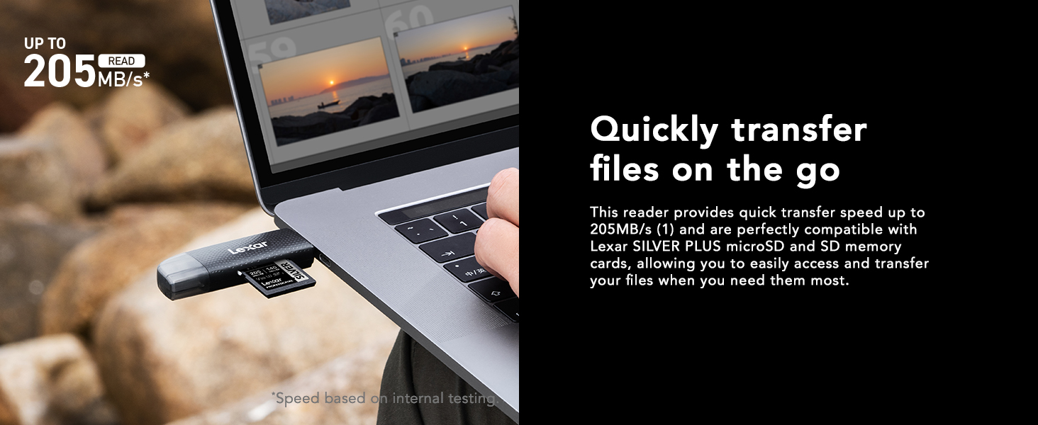 Quickly transfer files on the go