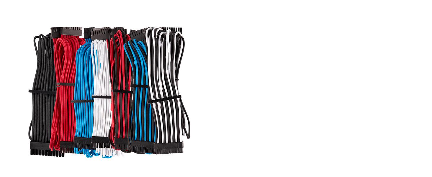 Premium Individually Sleeved PSU Cables Starter Kit Type 4 Gen 4