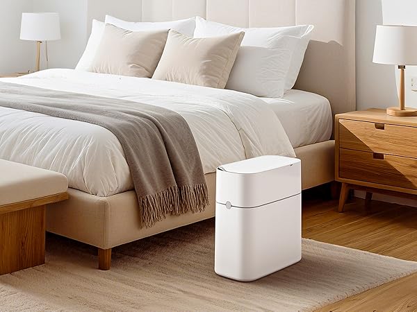 Bedroom trash can