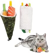 Catify by Best Pet Supplies Interactive Sushi Set Catnip Cat Toy for Indoor Cats &amp; Kittens, Plush...