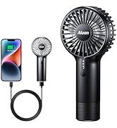 Aluan Handheld Fan Mini Fan Portable Hand Held Fan Rechargeable 4800mAh Battery Operated Fan with...