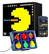 Govee x PAC-MAN Gaming Pixel Light, RGBIC LED Panel with Real-time Info Display, 150+ Scene Modes...