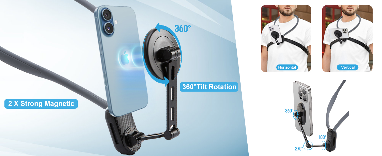 360 degree tilt rotation