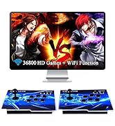 GWALSNTH 3D Pandora Box 18S Pro Arcade Games Console,36800 in 1 HD Video Game Machine,WiFi Functi...