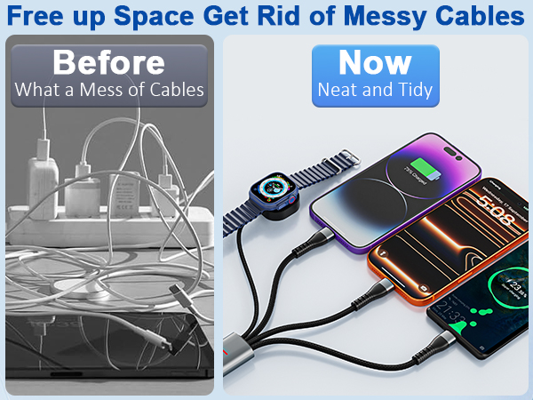 simultaneous charging cable