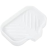 MicoYang Silicone Bathroom Soap Dishes with Drain Spout-Bathroom and Kitchen Sink Organizer,Spong...