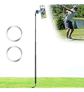 EEEKit Ground Golf Monopod Magnetic Phone Holder with Spike Stake, Extendable Selfie Stick for Go...