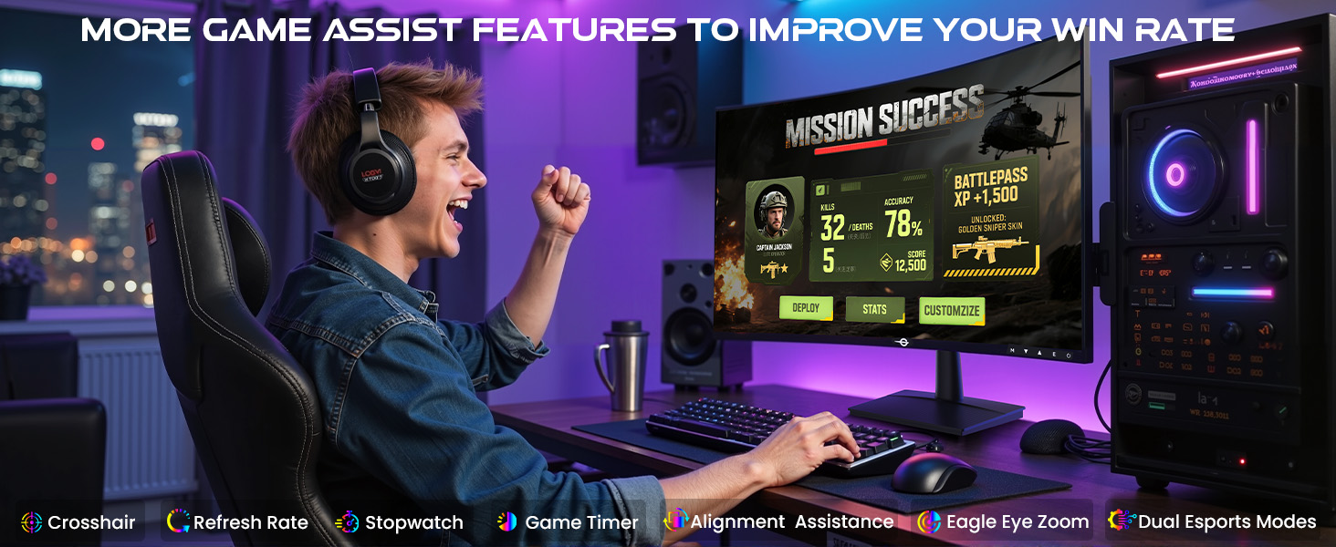 24 inch 240hz curved Gaming Monitor