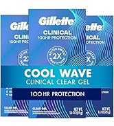 Gillette Clinical Antiperspirant and Deodorant for Men, 100HR Sweat &amp; Odor Protection, Long Lasti...
