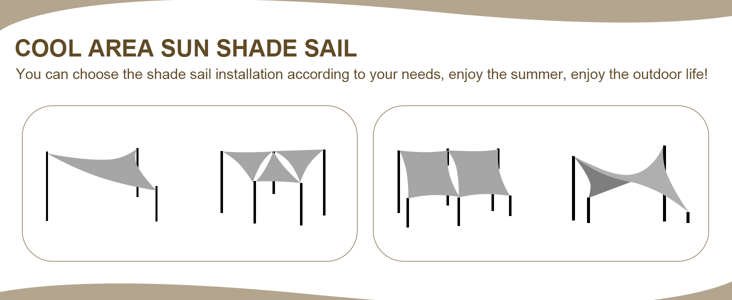 easy to install shade sail