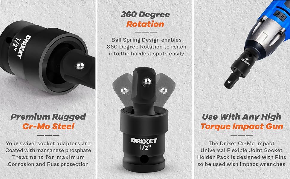 Impact Universal Joint Swivel Socket