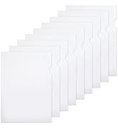 M&amp;G Plastic Clear Document File Folders- 100 Pack L-Type Folders Copy Safe Project Pockets A4 Let...
