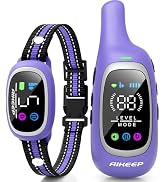 2-in-1 Dog Shock Collar and Bark Collar for Dogs – 3300FT Dog Training Collar with Remote, IP67 W...