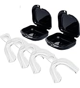 Teeth Whitening Trays Moldable Mouth Trays 4 Dental Tray Form Shape Perfectly 2 Slim Retainer Bla...